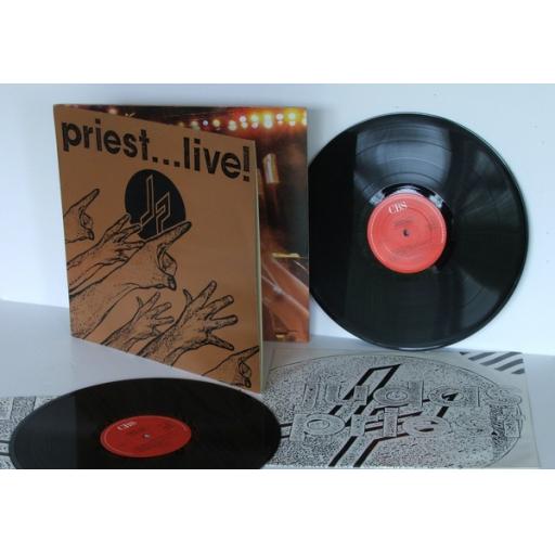 JUDAS PRIEST priest live PROMOTIONAL COPY. DOUBLE ALBUM. First UK pressing 19...
