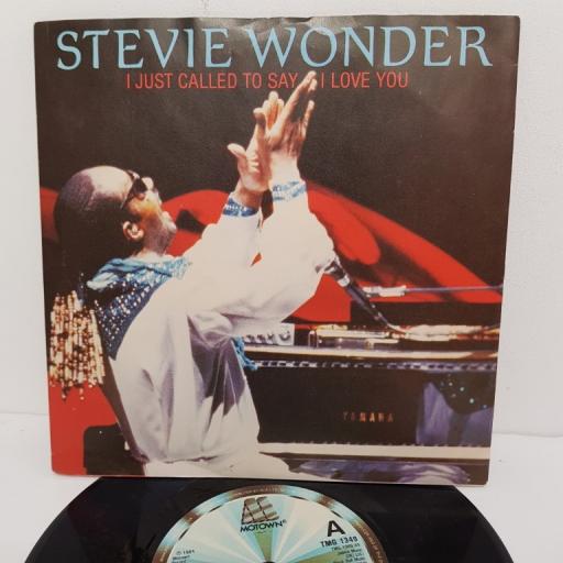 STEVIE WONDER, I just called to say I love you, B side (instrumental), TMG 1349, 7" single