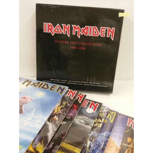 IRON MAIDEN picture disc collection 1980 - 1988, 9 x lp, picture disc, boxset, 5099941648001