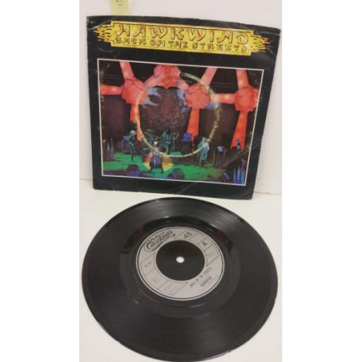 HAWKWIND back on the streets, 7 inch single, CB 299