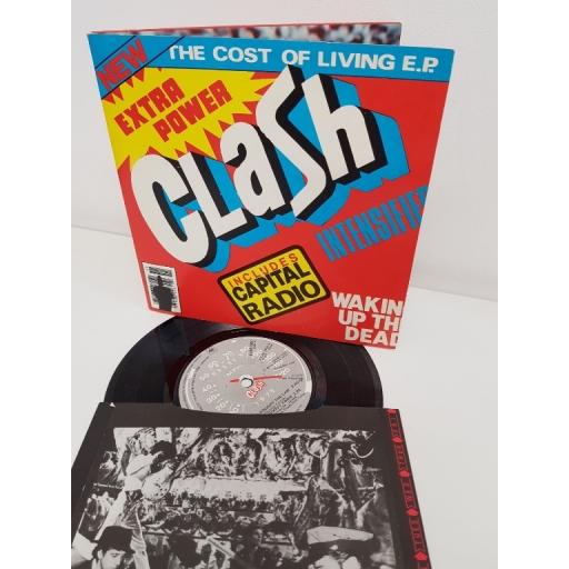 CLASH, side A i fought the law, groovy times, side B gates of the west, capital radio, 12-7324, 7'' EP