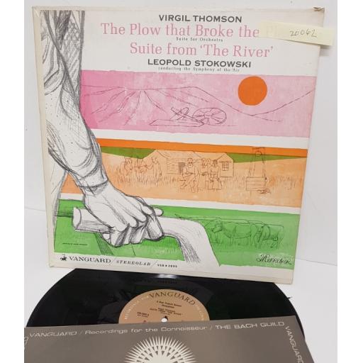 VIRGIL THOMSON, synphony of the air,leopold stokowski, suite from 'The River', VSD-2095, 12'' LP