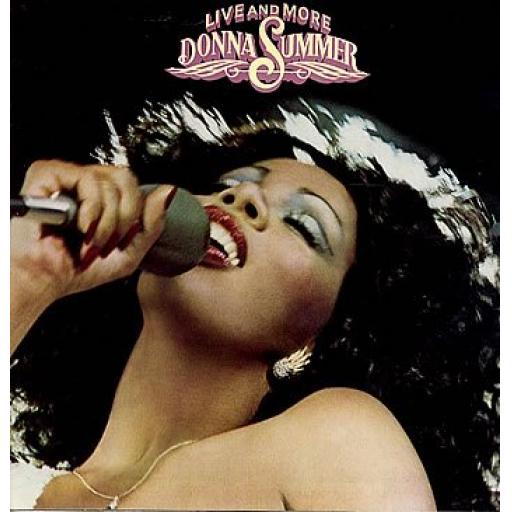 DONNA SUMMER live and more, trifold sleeve, double album, CALD 5006 1