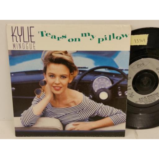 KYLIE MINOGUE tears on my pillow, PICTURE SLEEVE, 7 inch single, PWL 47