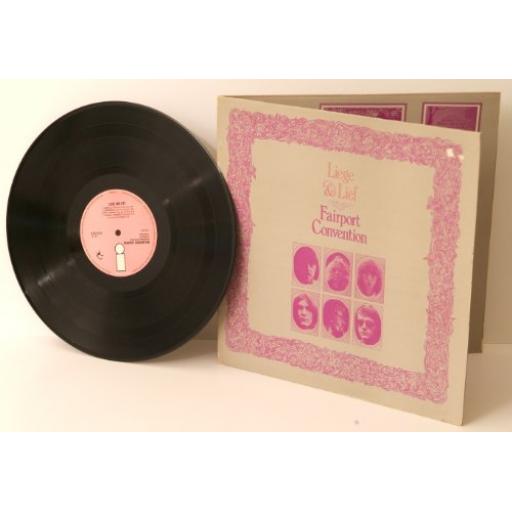 FAIRPORT CONVENTION, Liege & lief ILPS 9115 PINK LABEL WITH WHITE "i"