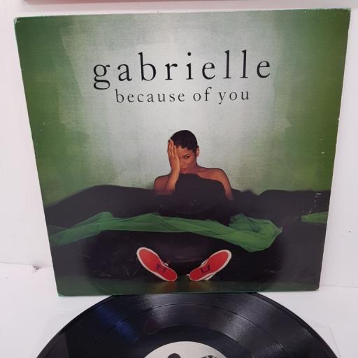 GABRIELLE, because of you, GODX 109, 12 inch