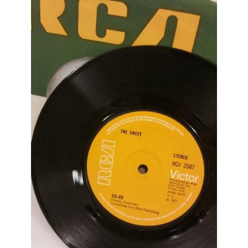 THE SWEET co-co, DONE ME WRONG ALL RIGHT, 7 inch single, RCA 2087