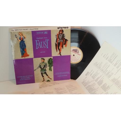 Highlights from Faust, Gounod. ASD 412. White Gold label ED1