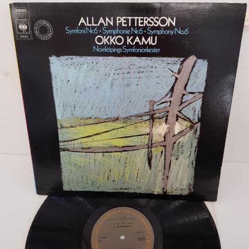 Allan Pettersson / Okko Kamu / Norrköpings Symfoniorkester ‎– Symphony No. 6, 76553, 12" LP