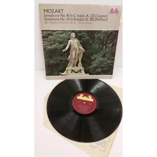 MOZART, FERENC FRICSAY, RIAS SYMPHONY ORCHESTRA symphonies nos 35 and 41, 89 677
