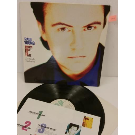 PAUL YOUNG from time to time (the singles collection), track list insert, 468825 1