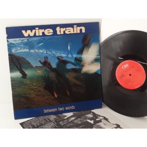 WIRE TRAIN between two words, CBS 26670