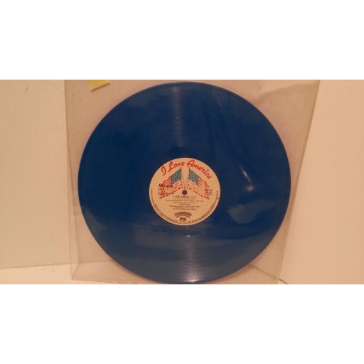 PATRICK JUVET i love america, limited edition blue 12" single, CAF 132