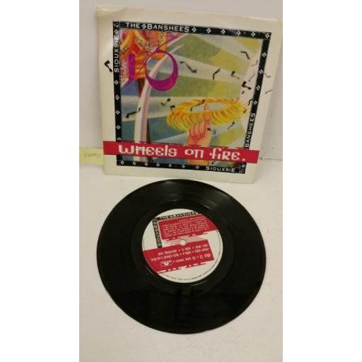 SIOUXSIE & THE BANSHEES this wheel's on fire, 7 inch single, SHE 11