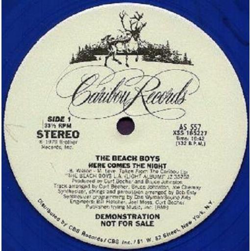 THE BEACH BOYS, here comes the night, AS 557, 12" single