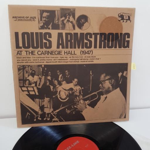 ARMSTRONG, LOUIS, at the carnegie hall, archive of jazz, immortal concert series, 12" EP, 101.531