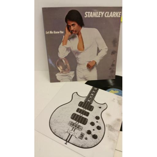 STANLEY CLARKE let me know you, lyric insert, EPC 85846