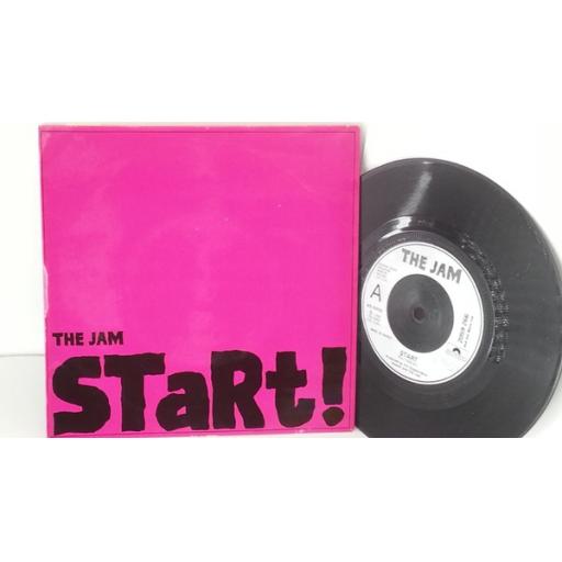 THE JAM start, 2059 266, picture sleeve 7 inch single