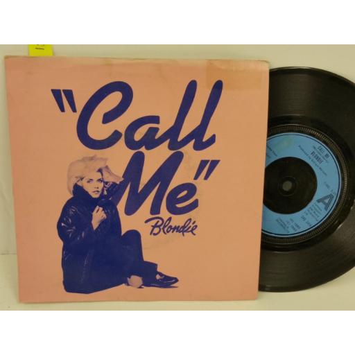BLONDIE call me, PICTURE SLEEVE, 7 inch single, CHS 2414
