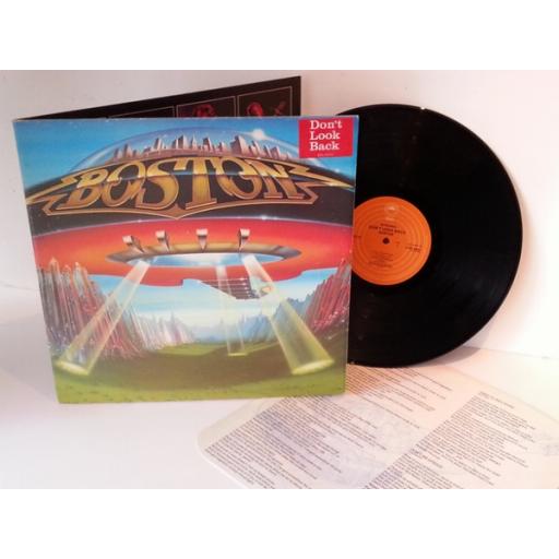 Boston DON'T LOOK BACK. First UK pressing 1978