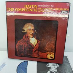 HAYDN - PHILHARMONIA HUNGARICA, ANTAL DORATI - Symphonies 93-104, HDNJ.41-46, 6x12 inch LP, blue label with silver font