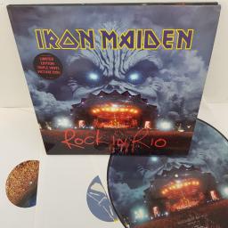 IRON MAIDEN - Rock in Rio. New unplayed opened 1st press, 3x12"LP, limited edition, picture disc. 7243 5 38643 1 6