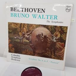 BEETHOVEN, COLUMBIA SYMPHONY ORCHESTRA, BRUNO WALTER - Symphony No.6 in F, Op.69, 'Pastoral', 12 inch LP, MONO, ABL.3349, red label with silver font - 1st press
