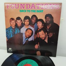 THE FOUNDATIONS - Back To The Beat, 10 inch LP, COMP. DOW7, red/green label