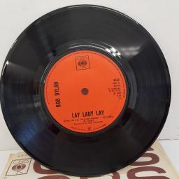 BOB DYLAN - Lay Lady Lay, B side - Peggy Day, 7"single, 4434, orange label