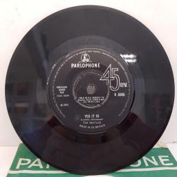THE BEATLES - Ticket to Ride, B side - Yes It Is, 7"single, knock out centre, R 5265