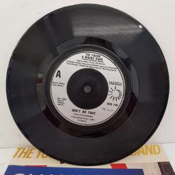 THE YOUNG & MOODY BAND - Don't Do That, B side - How Can I Help You Tonight, 7"single, BRO 130, silver label with black font