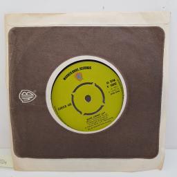 CURVED AIR - Back Street Luv, B side - Everdance, 7 inch single, K 16092. Green label