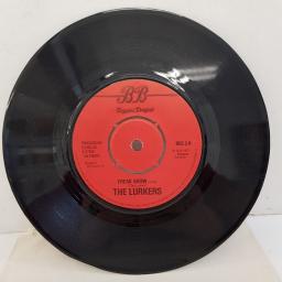THE LURKERS - Freak Show, B side - Mass Media Believer, 7"single, solid centre, BEG 2, red label with black font