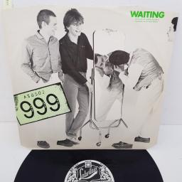 999 - Waiting/Action, 12 inch limited edtion, 12 FREE 10. Black/white label
