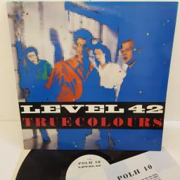 LEVEL 42 - True Colours, POLH 10, white POLYDOR label. 12"LP