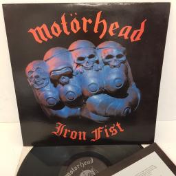 MOTORHEAD - Iron Fist, 12 inch LP, BRNA 539