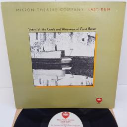 MIKRON THEATRE COMPANY - Songs of the Canals and Waterways of Great Britain, PBR-5001, 12"LP