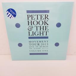 PETER HOOK & THE LIGHT - Movement Tour 2013 Live In Dublin The Academy 22/11/13 Volume One, 12 inch LP, limited edition. LETV551LP, blue vinyl.