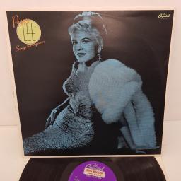PEGGY LEE - Songs For My Man, 12 inch LP, COMP. CAPS 1006, purple label with silver font