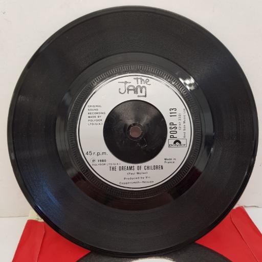 THE JAM - Going Underground, B side - The Dreams of Children, 7"single, POSP 113, silver label