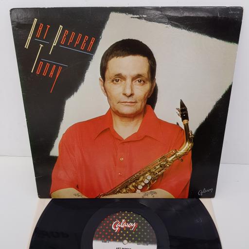 ART PEPPER - Today, 12 inch LP,GXY-5119, white/black printed label