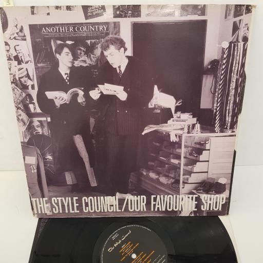 THE STYLE COUNCIL - Our Favourite Shop, 12 inch LP, TSCLP 2. Black label