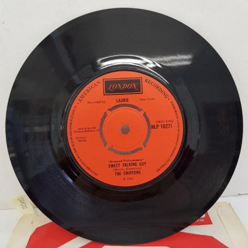 THE CHIFFONS - One Fine Day, B side - Sweet Talking Guy, HLP 10271, 7"single, reissue, orange label with black font
