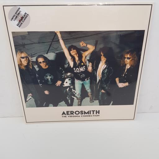 AEROSMITH - Virginia Connection, 2x12 inch LP, limited edition, unofficial release. RCV174LP, clear vinyl.
