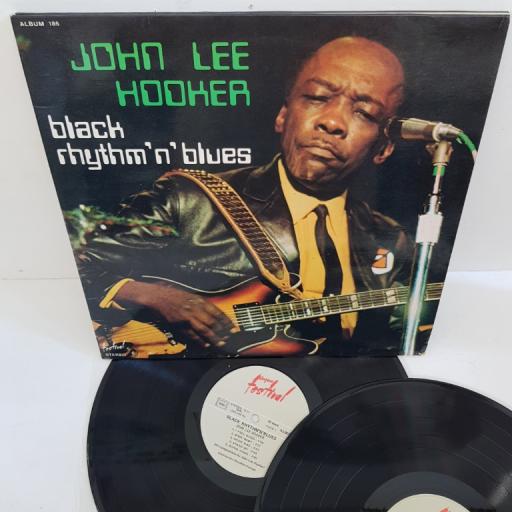 JOHN LEE HOOKER - Black Rhythm'N'Blues, ALBUM 186, 2X12"LP, COMP.