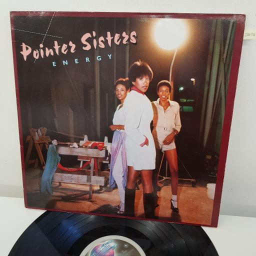 POINTER SISTERS - Energy, 12 inch LP, reissue. NL85091, printed Planet Records label