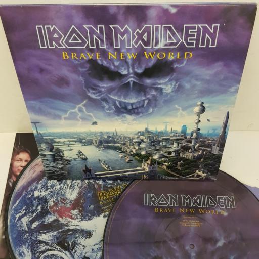 IRON MAIDEN - Brave New World. New unplayed opened 1st press, 2x12"LP, picture disc. 7243 5 26605 1 3
