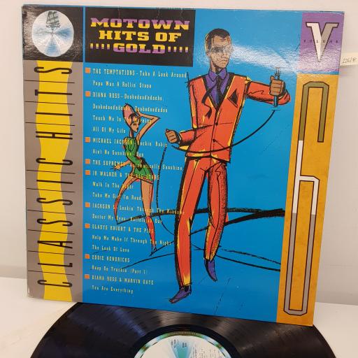THE TEMPTATIONS, DIANA ROSS, MICHAEL JACKSON, THE SUPREMES, JR WALKER & THE ALL STARS, JACKSON 5 AND MORE - Motown Hits of Gold Vol. 6, 12 inch LP, COMP. WL72406. White/blue label