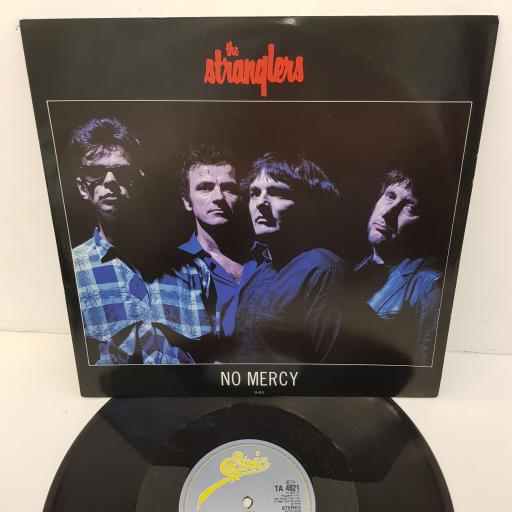 THE STRANGLERS - No Mercy Cement Mix , B side - In One Door, Hot Club Instrumental , 12 inch single, TA 4921, blue label