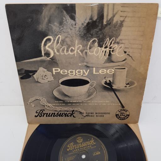 PEGGY LEE - Black Coffee with Peggy Lee, 10 inch LP, MONO. LA 8629, black label with gold font